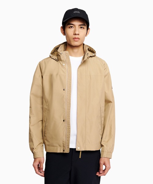 AIGLE(エーグル)の「ゴアテックス 2レイヤー ジャケット RP(マウンテンパーカー・メンズ・ベージュ/モスグリーン/グレー/ブラック・XXL/XS/XL/S/M/L)」の9枚目の写真