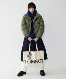 STUDIO TOMBOY（スタジオトムボーイ）の「  [BEAR SERIES] ニュービッグロゴキャンバストートバッグ_ブラック 9105470001（トートバッグ）」