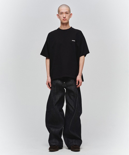 JIEDA(ジエダ)の「JIEDA LOGO T-SHIRT(Tシャツ/カットソー・メンズ・ホワイト/グレー系/チャコールグレー/ブラック・3/2/1)」の7枚目の写真