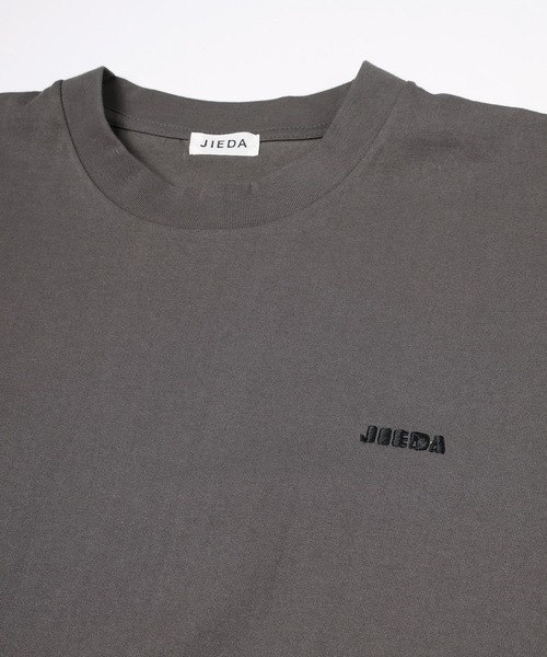 JIEDA(ジエダ)の「JIEDA LOGO T-SHIRT(Tシャツ/カットソー・メンズ・ホワイト/グレー系/チャコールグレー/ブラック・3/2/1)」の13枚目の写真
