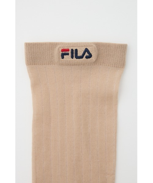 SLY(スライ)の「FILA x SLY LOGO SOCKS フィラスライロゴソックス 春服(ソックス/靴下・レディース・ベージュ/グレー・FREE)」の8枚目の写真