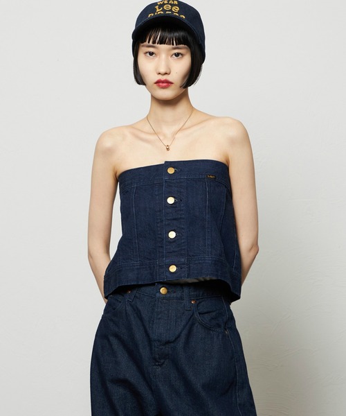 Lee（リー）の「コンフォートビスチェ（その他トップス・レディース・ブルー/インディゴブルー・SMALL/MEDIUM）」の21枚目の写真