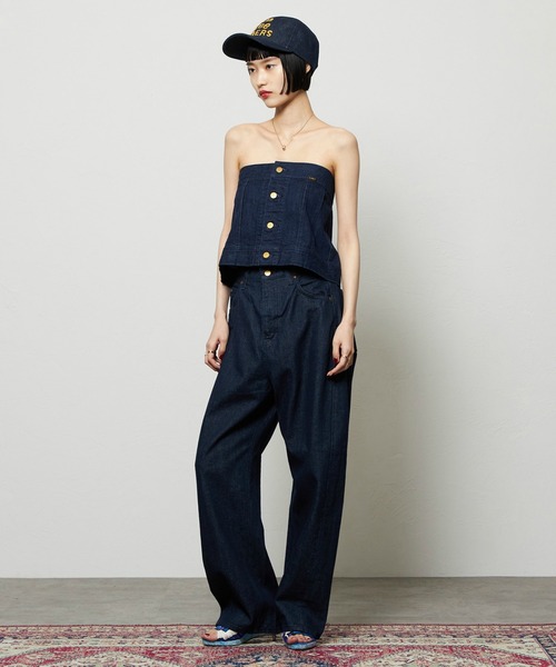 Lee（リー）の「コンフォートビスチェ（その他トップス・レディース・ブルー/インディゴブルー・SMALL/MEDIUM）」の8枚目の写真