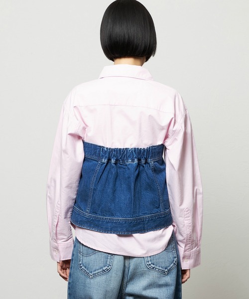 Lee（リー）の「コンフォートビスチェ（その他トップス・レディース・ブルー/インディゴブルー・SMALL/MEDIUM）」の3枚目の写真