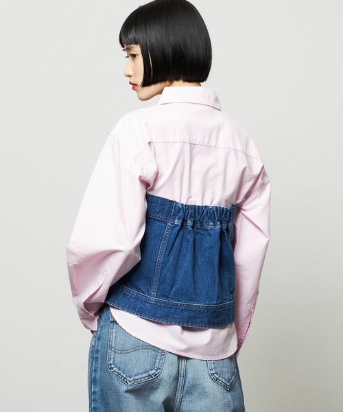 Lee（リー）の「コンフォートビスチェ（その他トップス・レディース・ブルー/インディゴブルー・SMALL/MEDIUM）」の11枚目の写真