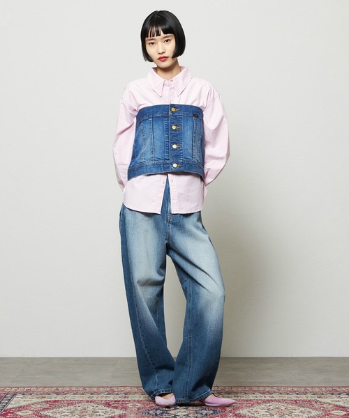 Lee（リー）の「コンフォートビスチェ（その他トップス・レディース・ブルー/インディゴブルー・SMALL/MEDIUM）」の13枚目の写真