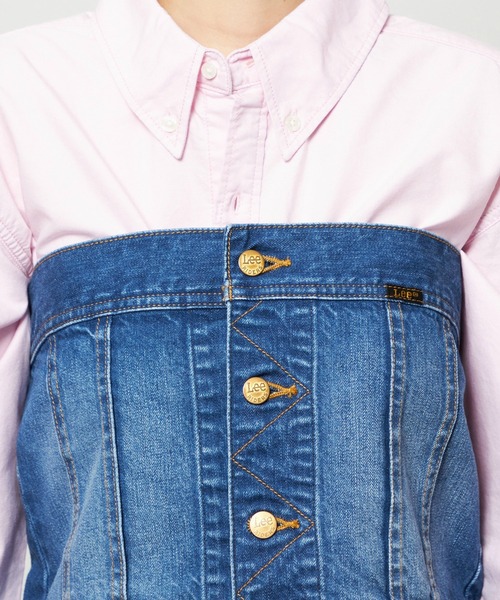 Lee（リー）の「コンフォートビスチェ（その他トップス・レディース・ブルー/インディゴブルー・SMALL/MEDIUM）」の15枚目の写真