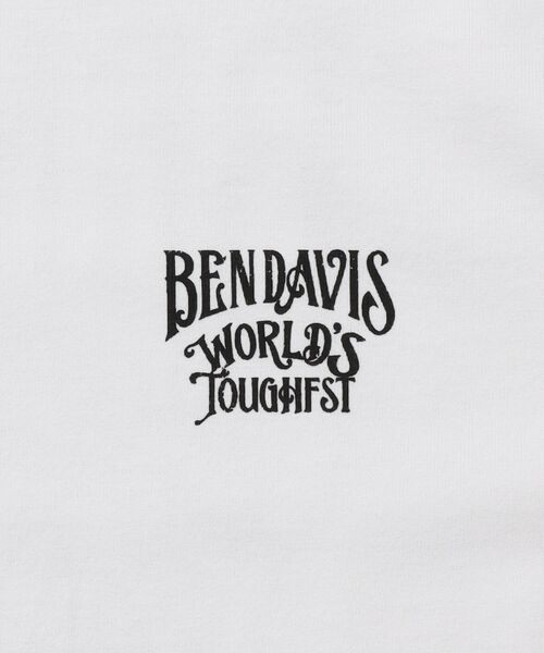 BEN DAVIS/WHITE LABEL（ベンデイビス ホワイトラベル）の「【BEN DAVIS（ベンデイビス）】PAINTER’S SIGN L/S TEE / ロンT クルーネック 長袖 ワンポイント プリント ユニセックス（Tシャツ/カットソー・メンズ・ブラック/ホワイト/グリーン系その他3・MEDIUM/LARGE/X-LARGE）」の10枚目の写真