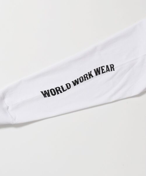 BEN DAVIS/WHITE LABEL（ベンデイビス ホワイトラベル）の「【BEN DAVIS（ベンデイビス）】PAINTER’S SIGN L/S TEE / ロンT クルーネック 長袖 ワンポイント プリント ユニセックス（Tシャツ/カットソー・メンズ・ブラック/ホワイト/グリーン系その他3・MEDIUM/LARGE/X-LARGE）」の13枚目の写真