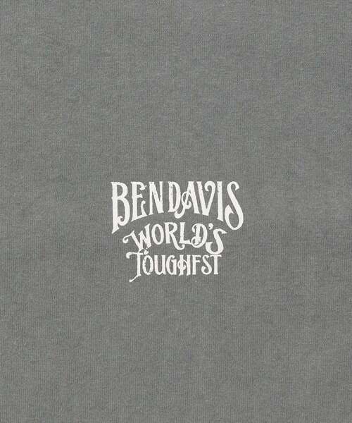 BEN DAVIS/WHITE LABEL（ベンデイビス ホワイトラベル）の「【BEN DAVIS（ベンデイビス）】PAINTER’S SIGN L/S TEE / ロンT クルーネック 長袖 ワンポイント プリント ユニセックス（Tシャツ/カットソー・メンズ・ブラック/ホワイト/グリーン系その他3・MEDIUM/LARGE/X-LARGE）」の15枚目の写真