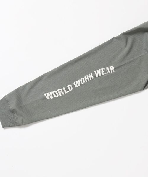 BEN DAVIS/WHITE LABEL（ベンデイビス ホワイトラベル）の「【BEN DAVIS（ベンデイビス）】PAINTER’S SIGN L/S TEE / ロンT クルーネック 長袖 ワンポイント プリント ユニセックス（Tシャツ/カットソー・メンズ・ブラック/ホワイト/グリーン系その他3・MEDIUM/LARGE/X-LARGE）」の18枚目の写真