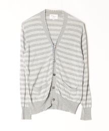 ADAM ET ROPE'（アダムエロペ）の「ボーダー柄ニットカーディガン（カーディガン/ボレロ）」