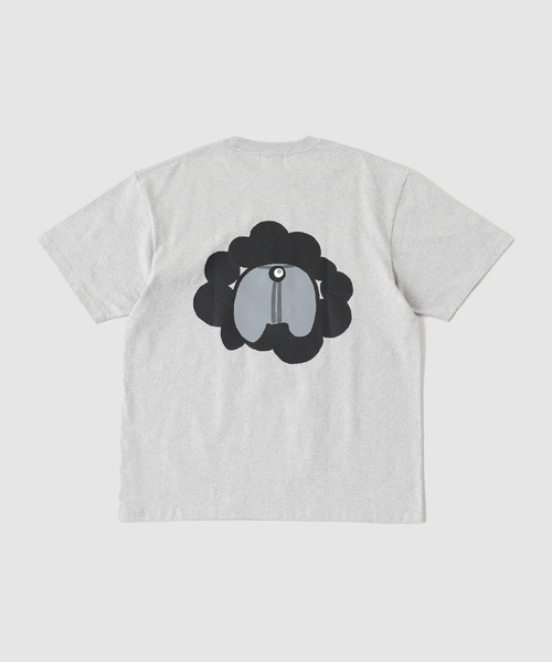 きっこうちゃん（キッコウチャン）の「きっこうちゃん ・モノクロミャクミャク Tシャツ（Tシャツ/カットソー・メンズ・グレー/ホワイト・MEDIUM/LARGE/X-LARGE）」の3枚目の写真