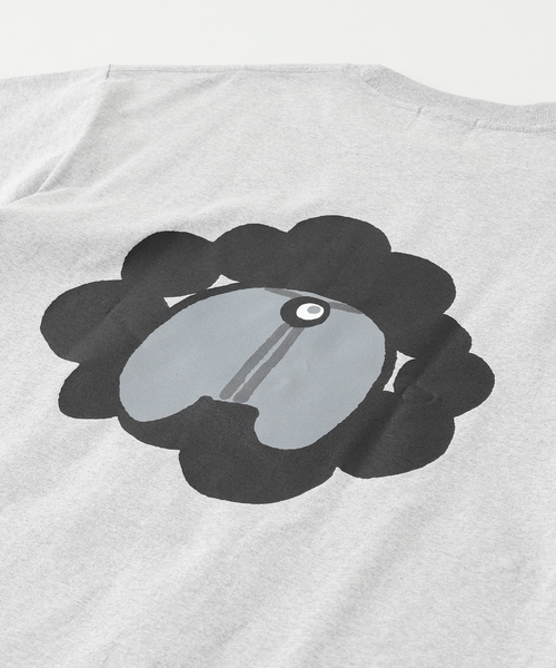 きっこうちゃん（キッコウチャン）の「きっこうちゃん ・モノクロミャクミャク Tシャツ（Tシャツ/カットソー・メンズ・グレー/ホワイト・MEDIUM/LARGE/X-LARGE）」の4枚目の写真