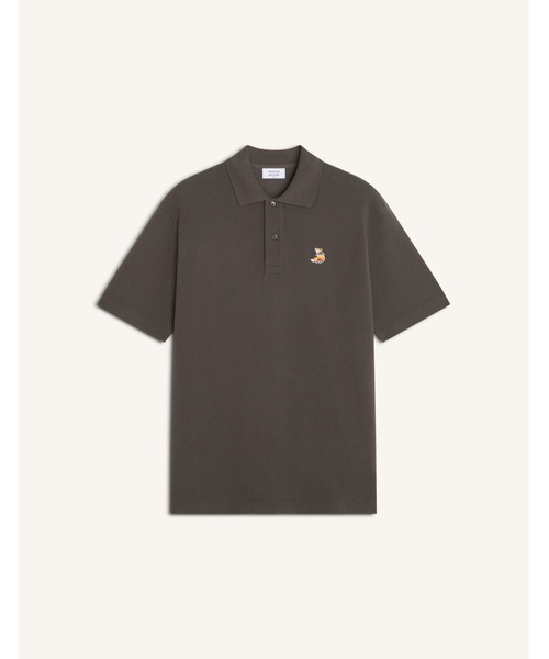Maison Kitsune(メゾンキツネ)の「DREAMING FOX COMFORT POLO(ポロシャツ・メンズ・ダークブラウン系・XS/S/M/L/XL)」の7枚目の写真