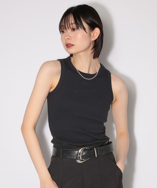 PAGEBOY（ページボーイ）の「ジミレスシシュウタンク（タンクトップ・レディース・ブラック/オフホワイト/チェリーピンク・FREE）」の12枚目の写真