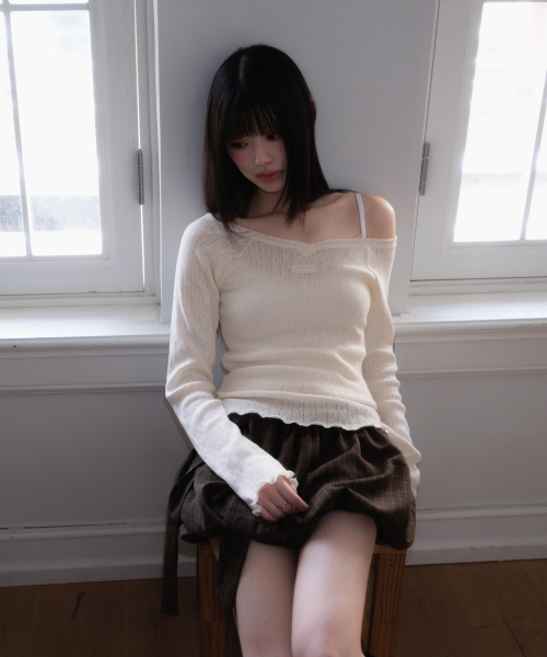 ROSEFRANTZ（ロゼフランツ）の「Balloon Check Belted Miniskirt [Brown]（スカート・レディース・ブラウン・OS）」の21枚目の写真