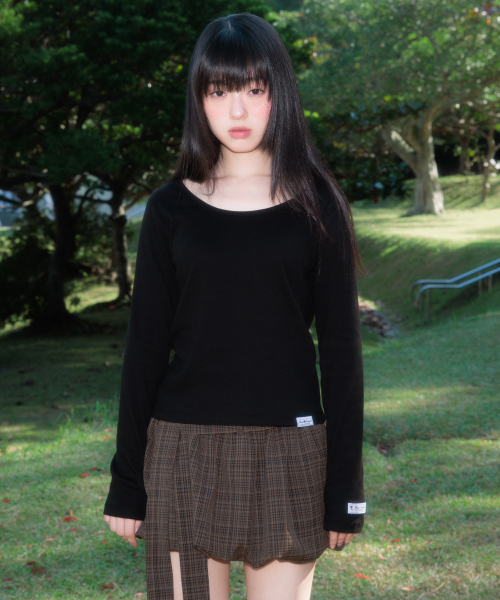 ROSEFRANTZ（ロゼフランツ）の「Balloon Check Belted Miniskirt [Brown]（スカート・レディース・ブラウン・OS）」の11枚目の写真