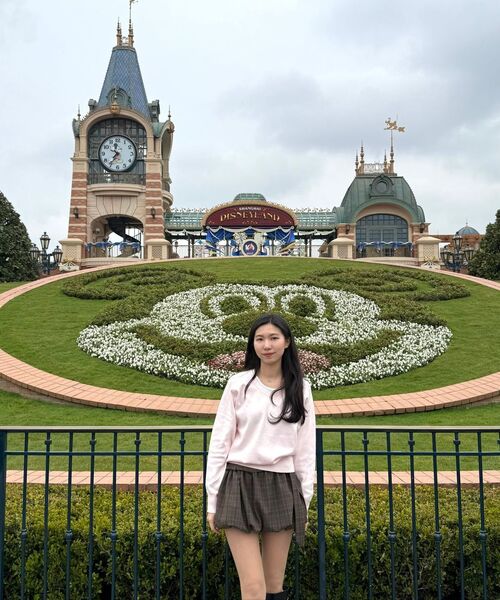 ROSEFRANTZ（ロゼフランツ）の「Balloon Check Belted Miniskirt [Brown]（スカート・レディース・ブラウン・OS）」の5枚目の写真