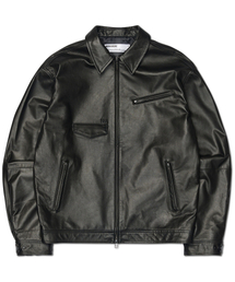 NOMANUAL（NOMANUAL）の「NEO LEATHER JACKET - BLACK（ライダースジャケット）」