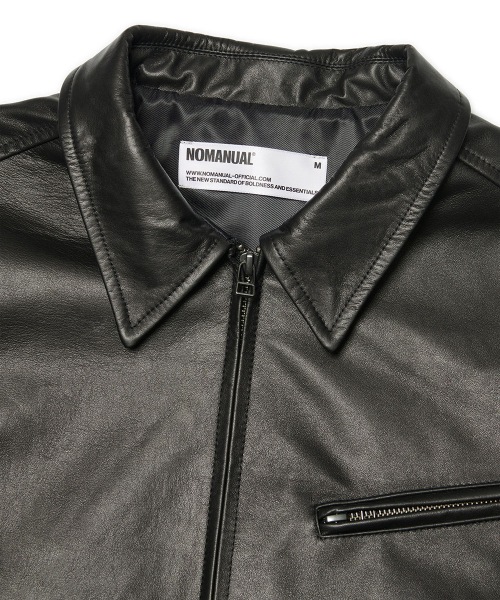 NOMANUAL(NOMANUAL)の「NEO LEATHER JACKET - BLACK(ライダースジャケット・レディース・その他・SMALL/MEDIUM/LARGE)」の6枚目の写真