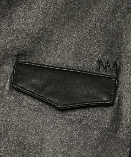 NOMANUAL(NOMANUAL)の「NEO LEATHER JACKET - BLACK(ライダースジャケット・レディース・その他・SMALL/MEDIUM/LARGE)」の7枚目の写真