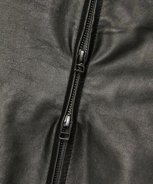 NOMANUAL(NOMANUAL)の「NEO LEATHER JACKET - BLACK(ライダースジャケット・レディース・その他・SMALL/MEDIUM/LARGE)」の8枚目の写真