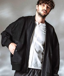 NO ID.（ノーアイディ）の「【NO ID.】Changing Sheer Knit MA-1 Blouson / チェンジングシアーニットMA-1ブルゾン（MA-1）」