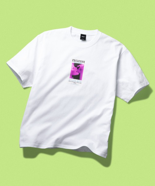 HUF(ハフ)の「EXCLUSIVE APPEARANCE TEE(Tシャツ/カットソー・メンズ・ブラック/ホワイト・L/XL/S/M/XXL)」の2枚目の写真