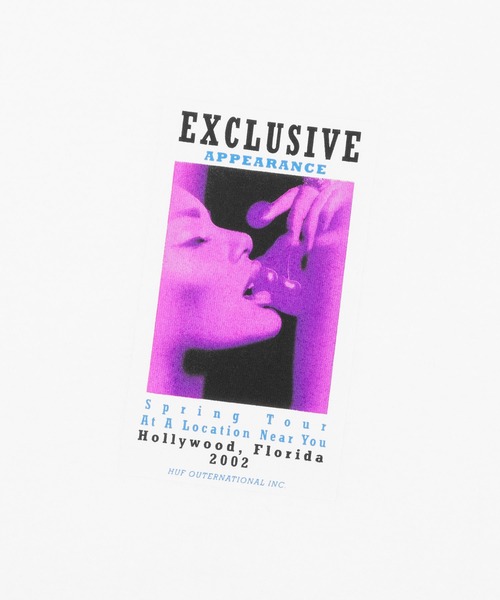 HUF(ハフ)の「EXCLUSIVE APPEARANCE TEE(Tシャツ/カットソー・メンズ・ブラック/ホワイト・L/XL/S/M/XXL)」の13枚目の写真