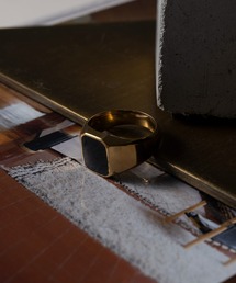 MAGASIN DE MODE Brew(�}�K�W���f���[�h�u�����[)�́yMAGASIN DE MODE Brew�zSquare Top Ring�@-STENLESS STEEL- �X�e�����X(�����O)