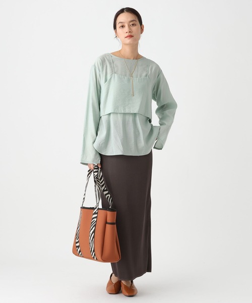 Elura(エルーラ)の「ネオプレーンリバーシブルトートL/660880(トートバッグ・レディース・ブラック/キャメル/オフホワイト・FREE)」の15枚目の写真