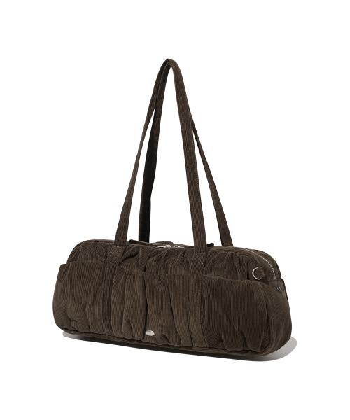 COVERNAT WOMAN（カバーナットウーマン）の「クローバーハート バブル コーデュロイ ダッフルバッグ Brown（トートバッグ・レディース・その他・F）」の2枚目の写真