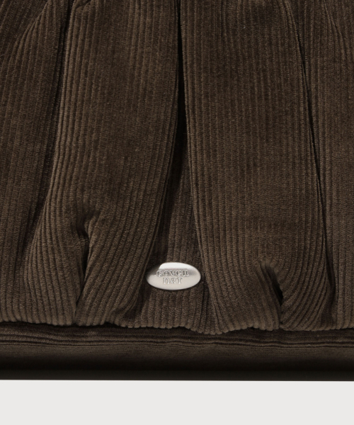 COVERNAT WOMAN（カバーナットウーマン）の「クローバーハート バブル コーデュロイ ダッフルバッグ Brown（トートバッグ・レディース・その他・F）」の4枚目の写真