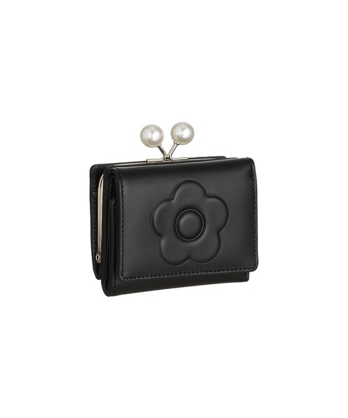 エンボスデイジーパール ガマ口ウォレット（財布）｜MARY QUANT