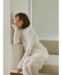 TINKNIT（ティンニット）の「ボタンスラブニット_アイボリー（ニット/セーター）」