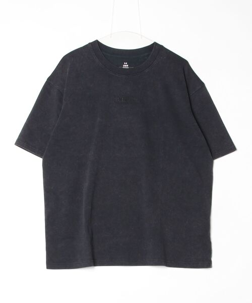 UNDER ARMOUR（アンダーアーマー）の「アンダーアーマー  UAヘビーウエイト ウォッシュド ショートスリーブ Tシャツ（Tシャツ/カットソー・メンズ・ブラック/ブルー・S/M/L/LL/3L）」の2枚目の写真