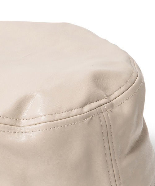430（フォーサーティ）の「mko13551- LTR BUCKET HAT バケットハット(26-102)（ハット・メンズ・アイボリー/ブラック/ブラウン・FREE）」の6枚目の写真