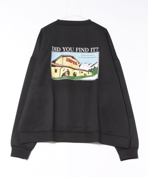 Bling Leads（ブリングリーズ）の「【Bls】 【ZM】【Bling Leads】バッグプリント スウェットトレーナー（Tシャツ/カットソー・メンズ・パープル/ホワイト/ブラック・FREE）」の8枚目の写真