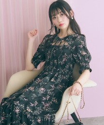 marun（マルン）の「＜大きいサイズ＞ボレロ風フラワープリントワンピース marun（ワンピース）」