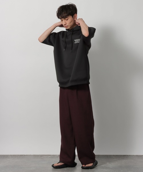 LAKOLE(ラコレ)の「ダンボールロゴパーカー / 660840(パーカー・メンズ・ホワイト/ブラック/ダークオリーブ・MEDIUM/LARGE)」の12枚目の写真