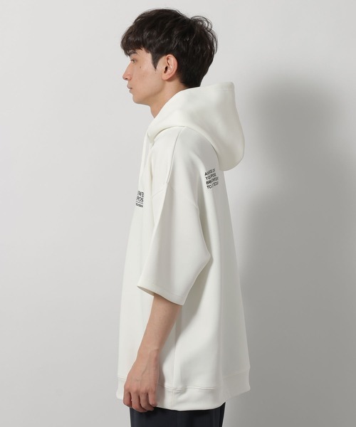 LAKOLE(ラコレ)の「ダンボールロゴパーカー / 660840(パーカー・メンズ・ホワイト/ブラック/ダークオリーブ・MEDIUM/LARGE)」の22枚目の写真