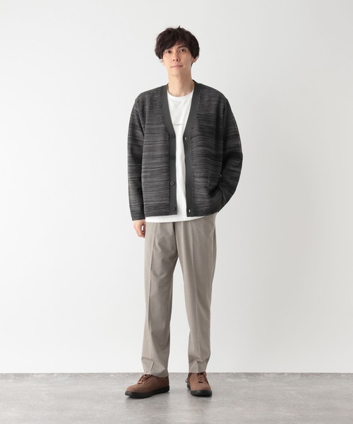 GLOBAL WORK(グローバルワーク)の「トクトク2setメッシュカーデ/半袖Tシャツ/661585(カーディガン/ボレロ・メンズ・オフホワイト/チャコールグレー/カーキ/グレー系その他/スカイブルー/ネイビー・MEDIUM/SMALL/X-LARGE/LARGE)」の17枚目の写真