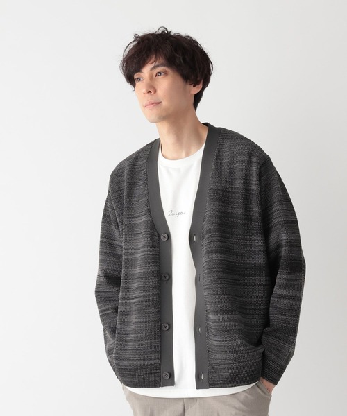 GLOBAL WORK(グローバルワーク)の「トクトク2setメッシュカーデ/半袖Tシャツ/661585(カーディガン/ボレロ・メンズ・オフホワイト/チャコールグレー/カーキ/グレー系その他/スカイブルー/ネイビー・MEDIUM/SMALL/X-LARGE/LARGE)」の19枚目の写真