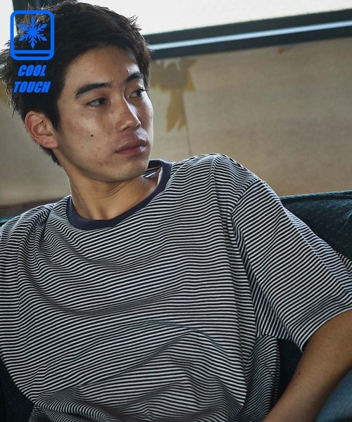 niko and...(ニコアンド)の「ConforT(Tシャツ/カットソー・メンズ・ネイビー/チャコール/オフホワイト/ブラック・LARGE/MEDIUM)」の4枚目の写真
