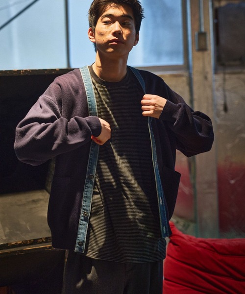 niko and...(ニコアンド)の「ConforT(Tシャツ/カットソー・メンズ・ネイビー/チャコール/オフホワイト/ブラック・LARGE/MEDIUM)」の18枚目の写真