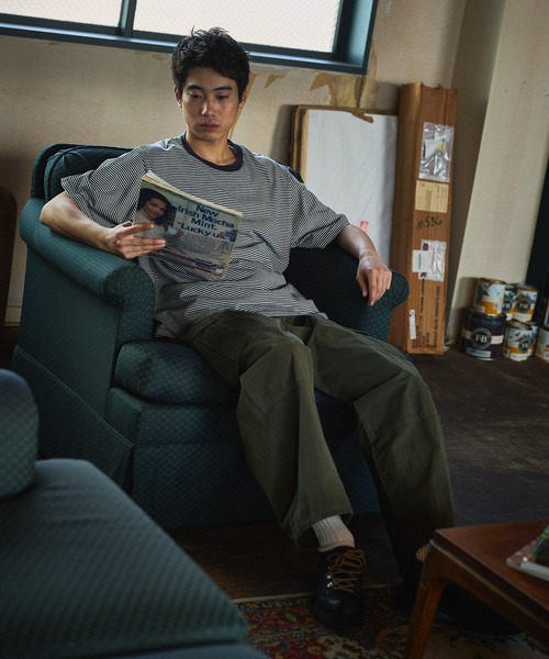 niko and...(ニコアンド)の「ConforT(Tシャツ/カットソー・メンズ・ネイビー/チャコール/オフホワイト/ブラック・LARGE/MEDIUM)」の19枚目の写真