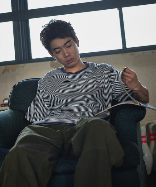 niko and...(ニコアンド)の「ConforT(Tシャツ/カットソー・メンズ・ネイビー/チャコール/オフホワイト/ブラック・LARGE/MEDIUM)」の20枚目の写真