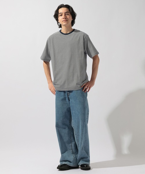 niko and...(ニコアンド)の「ConforT(Tシャツ/カットソー・メンズ・ネイビー/チャコール/オフホワイト/ブラック・LARGE/MEDIUM)」の8枚目の写真