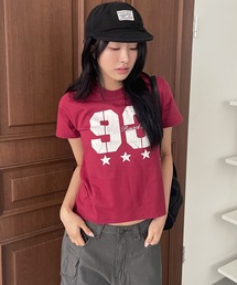 ヴィンテージ風ナンバリングデザインTシャツカットソー